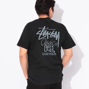 ステューシー Tシャツ 半袖 メンズ 大きいサイズ バックロゴプリント CLASSIC GEAR PIG TEE トップス STUSSY