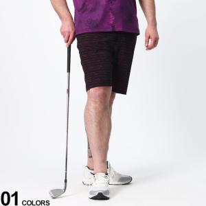 ショートパンツ 大きいサイズ メンズ ボーダー TEXTURED 9 INCH GOLF SHORT ゴルフ ショーツ スポーツ ブラック 38-42インチ adidas アディダス｜btclub