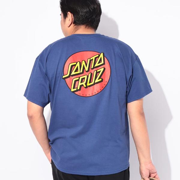 サンタクルーズ Tシャツ 半袖 メンズ 大きいサイズ ヘビーウェイト バックプリント クルーネック ...
