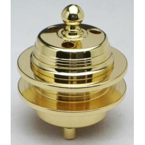 火舎香炉本金メッキ仕上1.8号（真宗大谷派用） : ハセガワ仏壇 - 通販