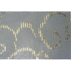 仏壇 修理用具 障子（内扉）張り替え用 竹屋町 紗 張り直し用 量り売り 紋紗唐草柄入巾90センチ　長さ10センチ単位（発送まで4日以上必要）