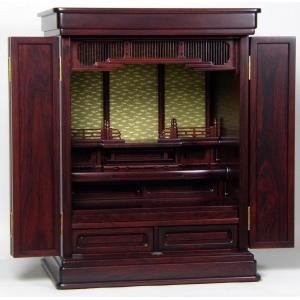 仏壇モダンカシオペア1200ウォールナット 床置 ナチュラルモダン 18巾