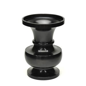 真鍮製 花立上丸色付4.0号/仏具用品_葬儀_お葬式_法事_仏事_天台宗_