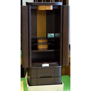 仏壇モダンカシオペア1200ウォールナット 床置 ナチュラルモダン 18巾