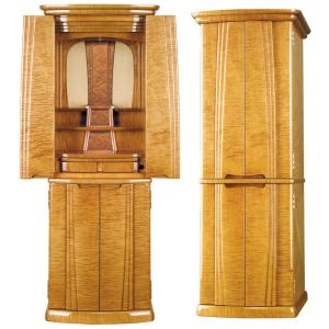 仏壇モダンカシオペア1200ウォールナット 床置 ナチュラルモダン 18巾