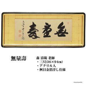 佛間額 無量壽 二尺五寸小林太玄老師gm-207 仏間額無量寿 : ハセガワ