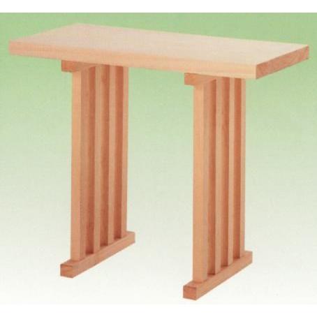 八足台一段式スプルース製二尺五寸巾75高さ80センチ（はっそくだい） 神具・祭礼具