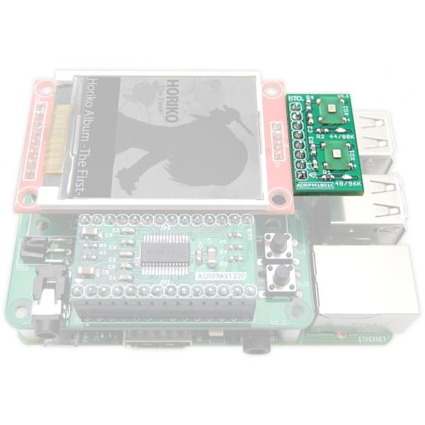 ADRPM1801C ラズパイマガジン連動 Raspberry Pi 用ハイレゾオーディオ DAC ...