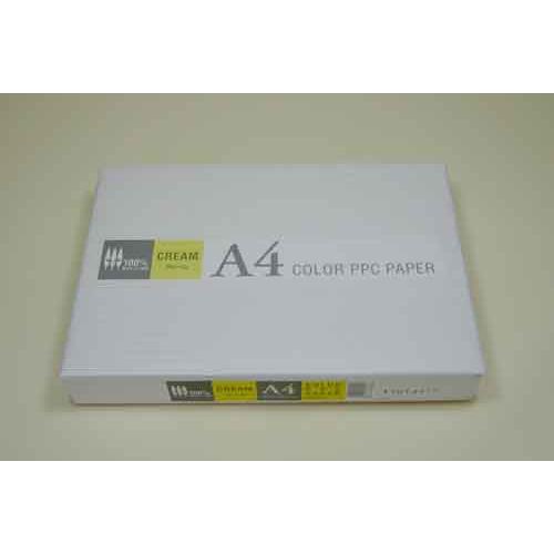 カラーコピー用紙 クリーム A4 500枚