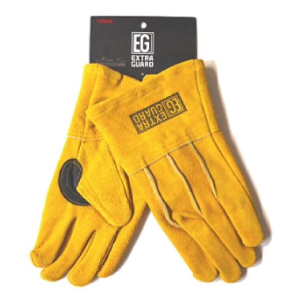 【送料無料】東和コーポレーション 牛床革手袋 EXTRA GUARD TAKIBI EG-012 B...