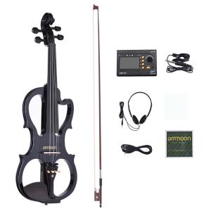 エレキバイオリン スケルトン 4/4 本体 楽器 ケース チューナーセット