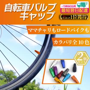 自転車 タイヤ バルブキャップ 2個 虫ゴム 仏式 英式 新生活 一人暮らし エアバルブ アルミ クロスバイク ロードバイク チューブ｜BTストアYahoo!店