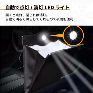 車 ゴミ箱 アイデア 収納 LEDライト ダス...の詳細画像5
