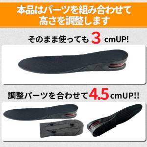 インソール シークレットインソール 背が高くな...の詳細画像5