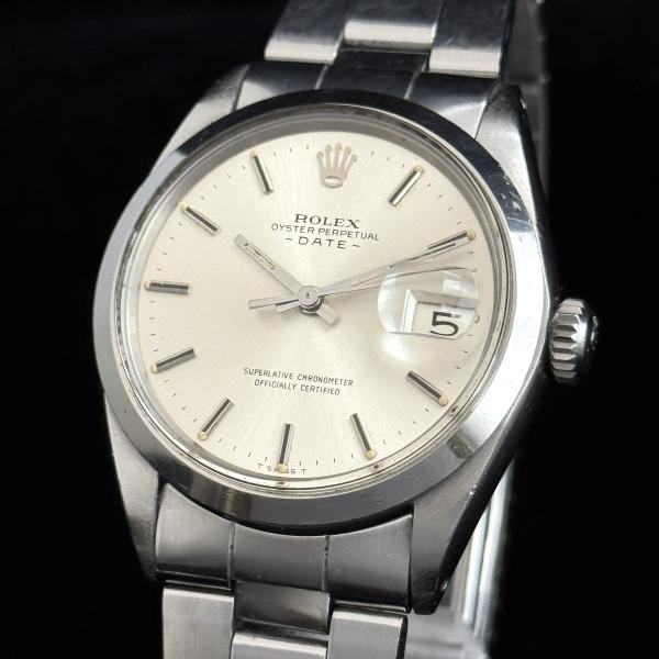 ロレックス　ＲＯＬＥＸ　１５００　２３番　オイスターパーペチュアル　シルバー文字盤　ヴィンテージ