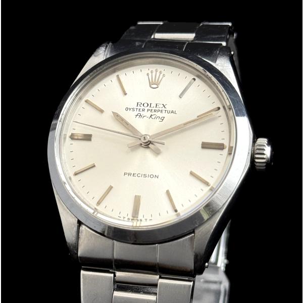 ロレックス　ＲＯＬＥＸ　５５００　３２番　エアーキング　シルバー文字盤　ヴィンテージ