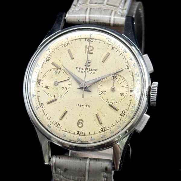ブライトリング　ＢＲＥＩＴＬＩＮＧ　Ｒｅｆ．７６０　シルバー　クロノグラフ　手巻き　ヴィンテージ