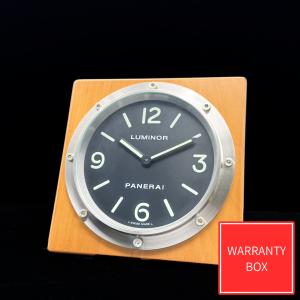 パネライ　ＰＡＮＥＲＡＩ　Ｒｅｆ．ＰＡＭ００１５１　ルミノール　テーブルクロック　クォーツ　箱　保証書
