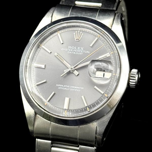 ロレックス　ＲＯＬＥＸ　１６００　２８番　デイトジャスト　グレー　ＳＳ　自動巻