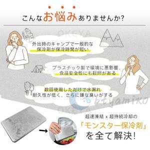 保冷剤 ステンレス モンスター保冷剤 モンスタ...の詳細画像1