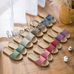 スリッパ 麻 ルームシューズ 室内 サンダル 麻素材