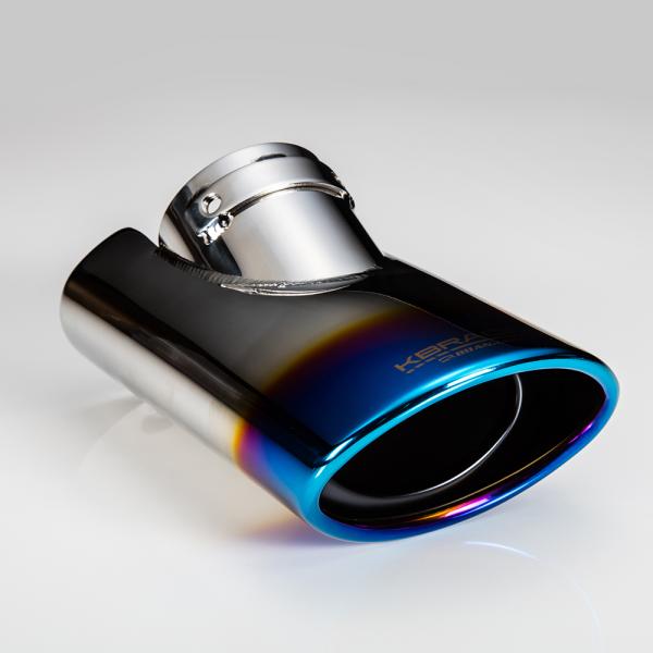 マフラーカッターオーバル　【チタン】　ハイエース200系　1型〜7型、8型、9型（新型）　全グレード...