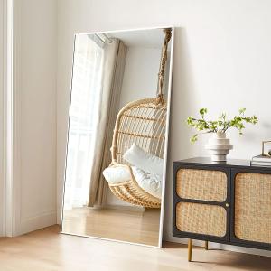 ミルオ君の鏡工房 スタンドミラー 姿見 全身 収納付き 全身鏡 収納