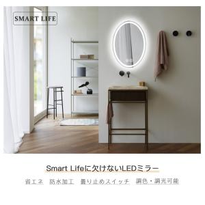 ledミラー 丸鏡 50cmx70cm led...の詳細画像1