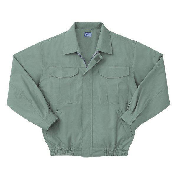 KU90550 空調服 R 綿薄手 長袖ブルゾン 服のみ モスグリーン LLサイズ[21]