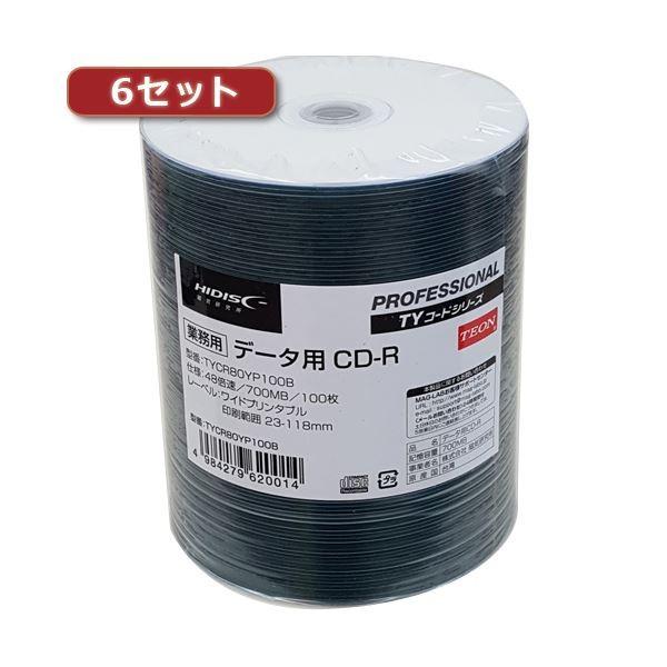 6セットHI DISC CD-R（データ用）高品質 100枚入 TYCR80YP100BX6[21]