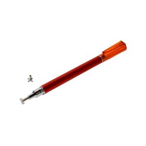 （まとめ）MCO 先端交換式タッチペン 十字型タイプ レッド STP-L02／RD〔×5セット〕[21]｜bucklebunny