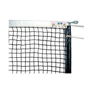 KTネット 全天候式上部ダブル 硬式テニスネット センターストラップ付き 日本製 〔サイズ：12.65×1.07m〕 ブラック KT1257[21]