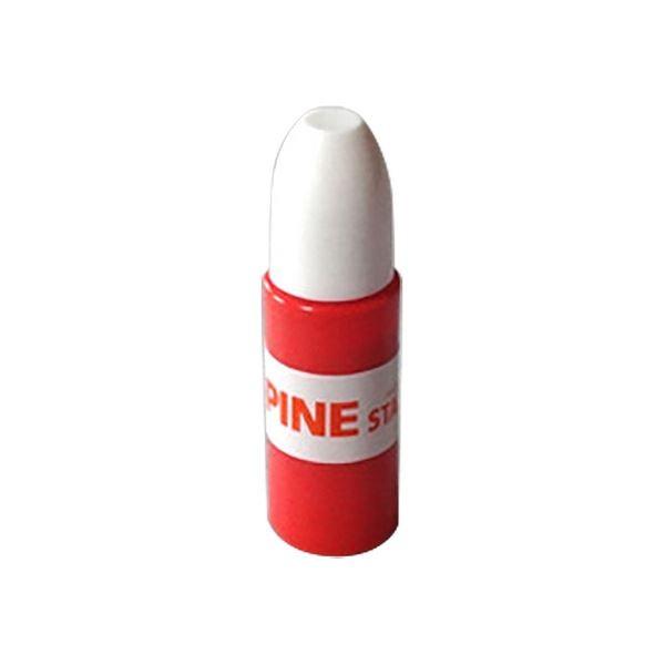 タイヨートマー SUPER PINESTAMPER 補充インキ 10cc 朱 1セット（10本）[2...