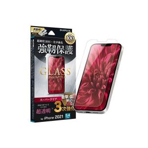 LEPLUS iPhone 13 mini ガラスフィルム「GLASS PREMIUM FILM」 3次強化 スーパークリア LP-IS21FGT[21]｜bucklebunny