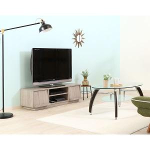フラップTVボード ホワイトオーク 組立品[21]の詳細画像1