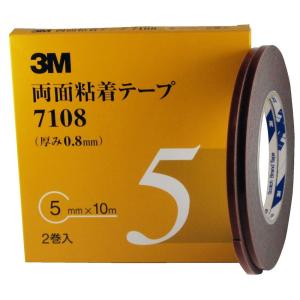 スリーエムジャパン 3M 両面粘着テープ 7108 ADD 5ミリ 2P 710805ADD