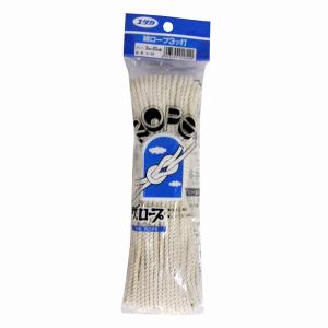 ユタカメイク ロープ 綿ロープ3ツ打 3φ×20m