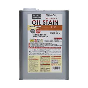 和信ペイント - オイルステイン - チーク - 3L