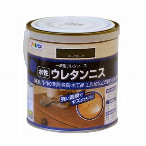 アサヒペン - 水性ウレタンニス - 0．7L - ダークオーク