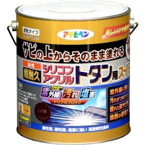 アサヒペン - 油性超耐久シリコンアクリルトタン用 - 3KG - こげ茶
