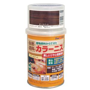 アトムハウスペイント - 油性カラーニス - 250ML - オールナット