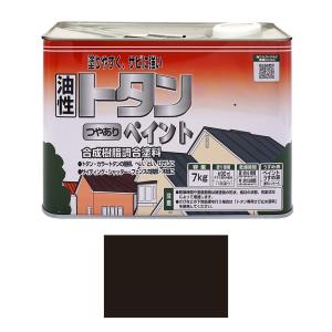 ニッペホームプロダクツ - トタンつやありペイント 7kg 6色 - クロ