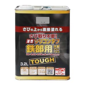 ニッペホームプロダクツ（日本ペイント） - 油性シリコンタフ 3.2L - グレー（灰）