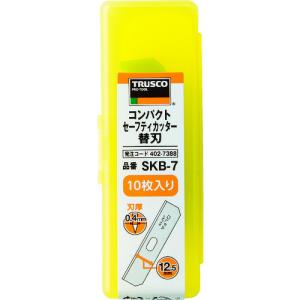 ＴＲＵＳＣＯ　コンパクトセーフティカッター替刃　１０枚入