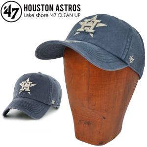 47 キャップ '47 フォーティーセブン キャップ ASTROS LAKE SHORE '47 CLEAN UP CAP レイクショア クリーンナップ キャップ 帽子 ヴィンテージネイビー｜buddy-stl