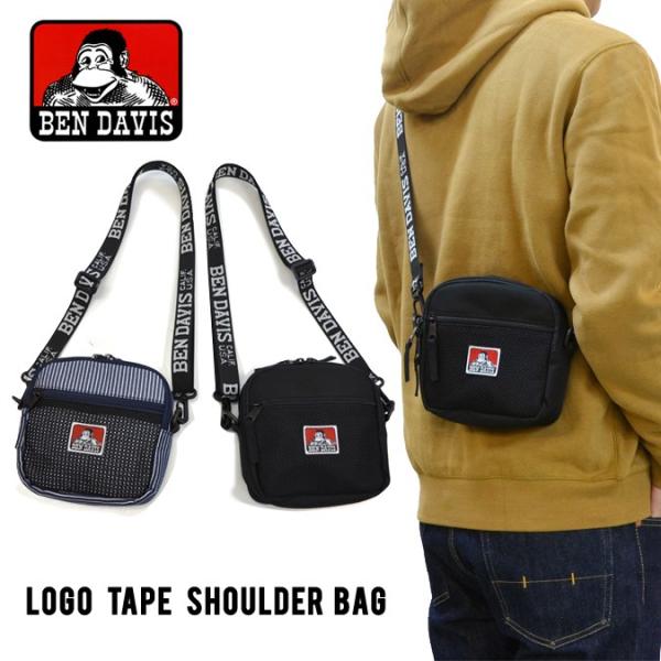 BEN DAVIS ベンデイビス LOGO TAPE SHOULDER BAG ロゴテープ ショルダ...