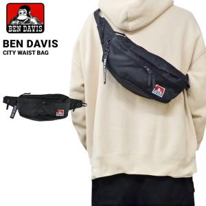 BEN DAVIS ベンデイビス ウエストバッグ CITY WAIST BAG 鞄 ボディバッグ bendavis ブラック BDW-8009｜buddy-stl