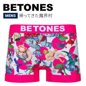 BETONES ビトーンズ ボクサーパンツ アンダーウェア 帰ってきた 魔界村 DOT PINK U...