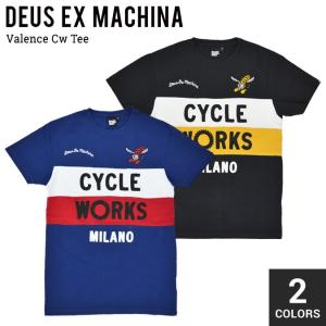 Deus Ex Machina デウス エクス マキナ VALENCE CW TEE Tシャツ 半袖 鹿の子 ピケ DMP91777 単品購入の場合はネコポス便発送 在庫一掃｜buddy-stl