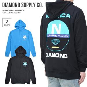 DIAMOND SUPPLY Co. ダイヤモンド サプライ NAUTICA ノーティカ パーカー SWITCH HOODIES スウェット フリース 長袖 C20DMPF407S バーゲン｜buddy-stl